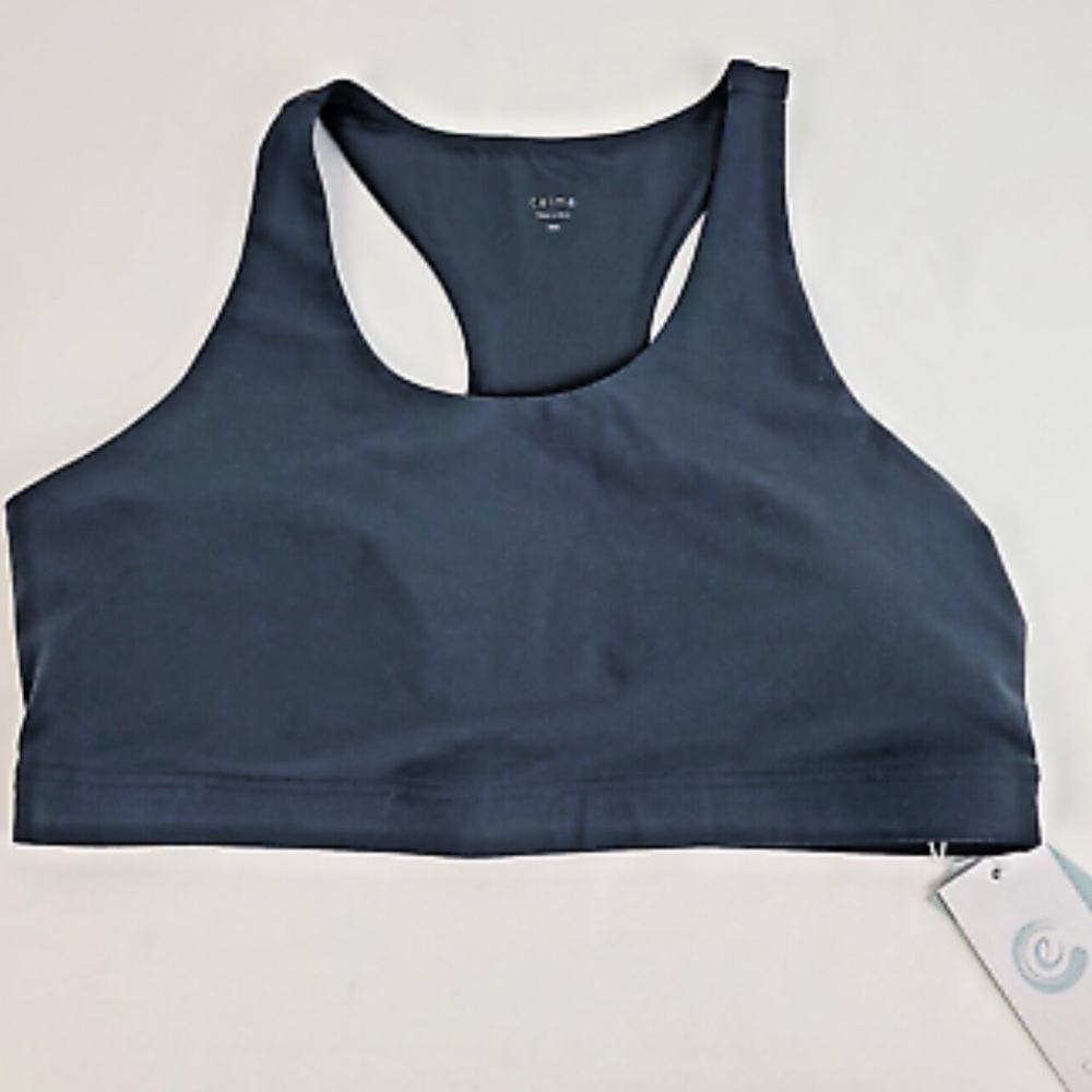 Calme by Johnny Was Onyx Black Endurance Sports Bra NWT